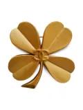 CHANEL Pre-Owned 1994 clover-shape brooch - Gold
