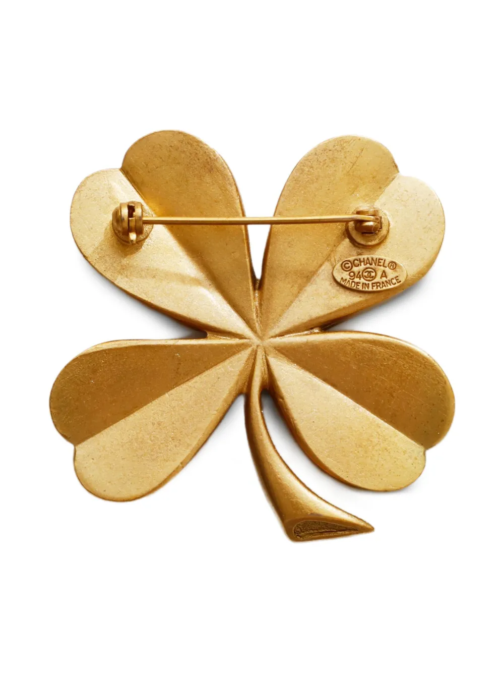 CHANEL Pre-Owned 1994 clover-shape brooch | Image 2