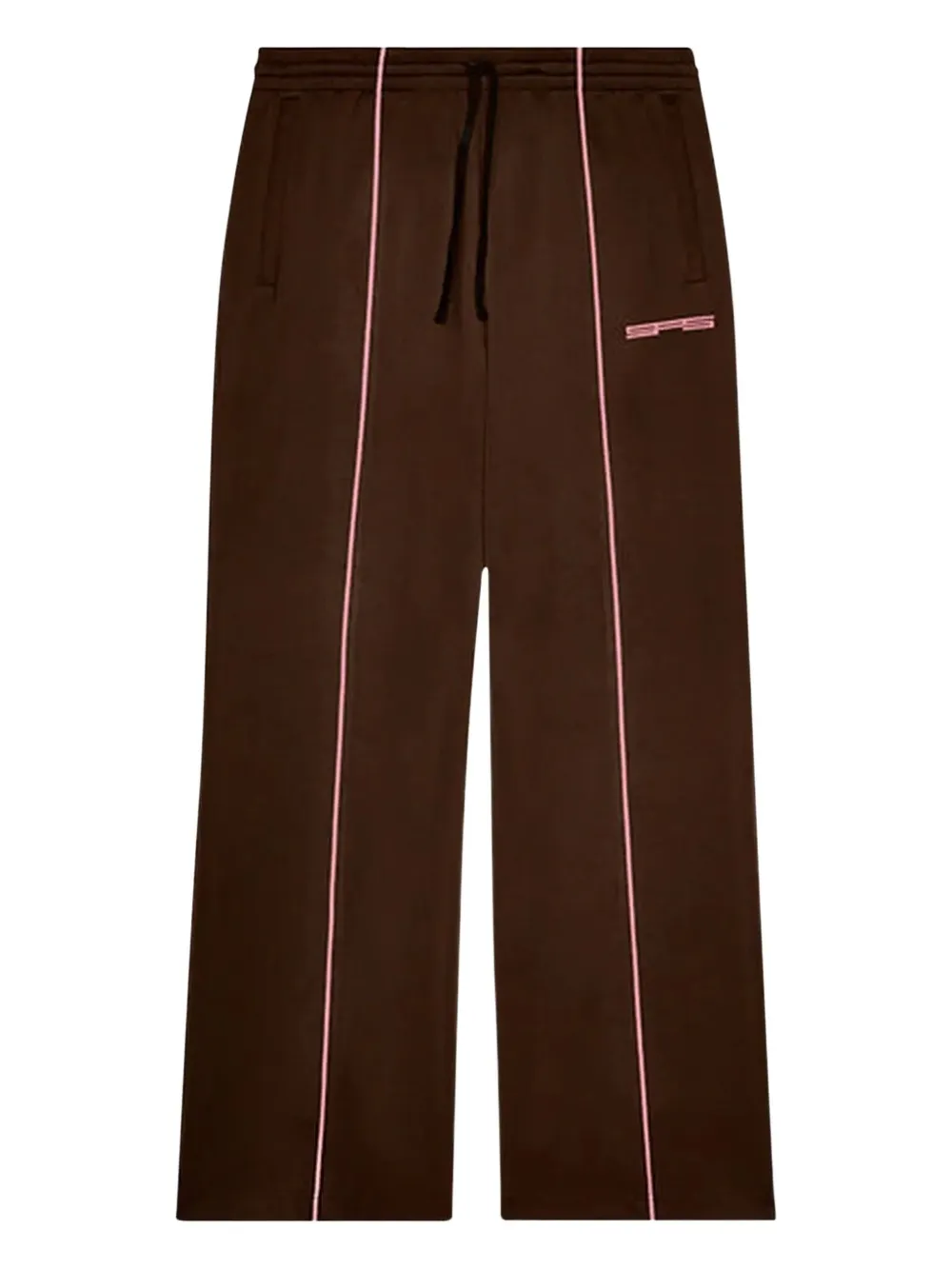 Sp5der G550 Side-stripe Track Pants In Brown