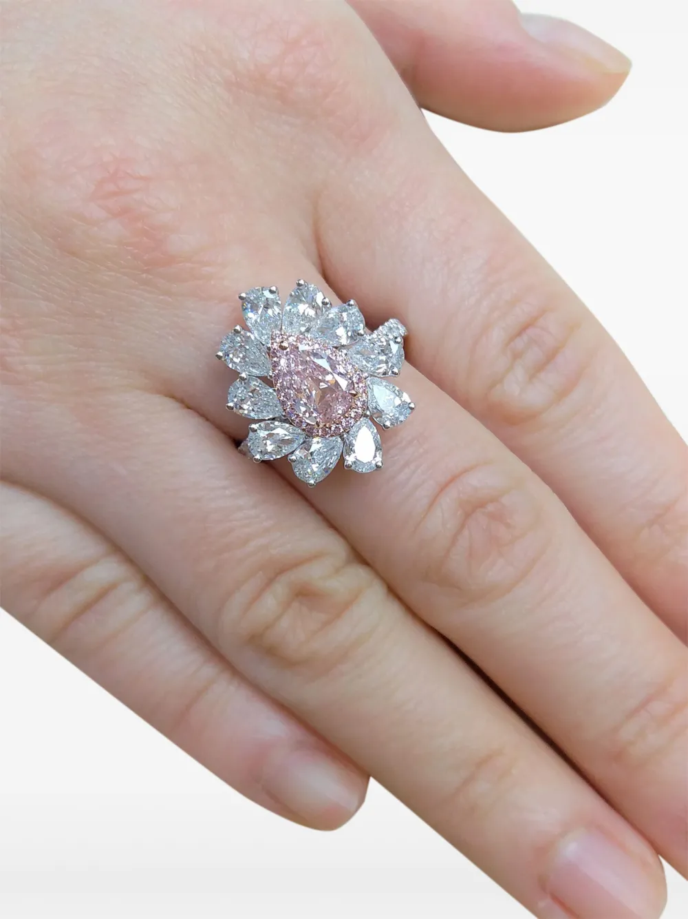 HYT Jewelry 18K white and rose gold diamond ring | Image 2