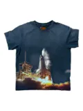 BIRTH OF ROYAL CHILD Rocket T-shirt - Blue