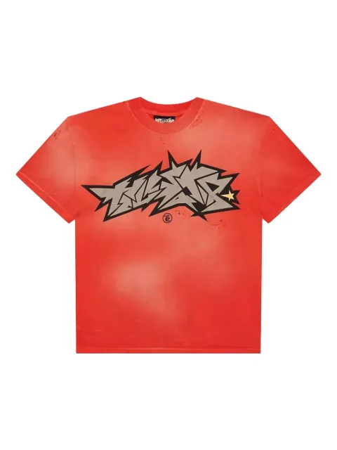 HELLSTAR Crack-print graphic T-shirt
