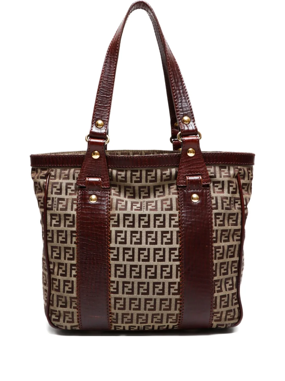 Fendi Pre-Owned 2000-2015 Zucchino-pattern tote bag | Neutrals | Image 1
