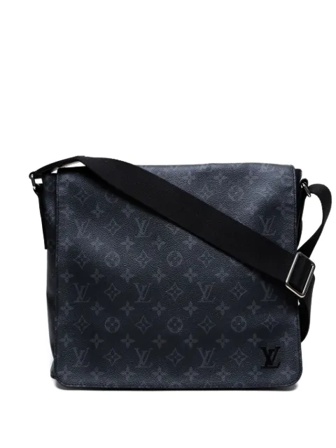 Louis Vuitton Pre-Owned 2017's Monogram Eclipse District MM Shoulder bag