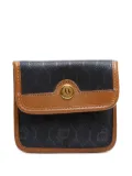 Christian Dior Pre-Owned 1980s honeycomb-pattern coin case - Black