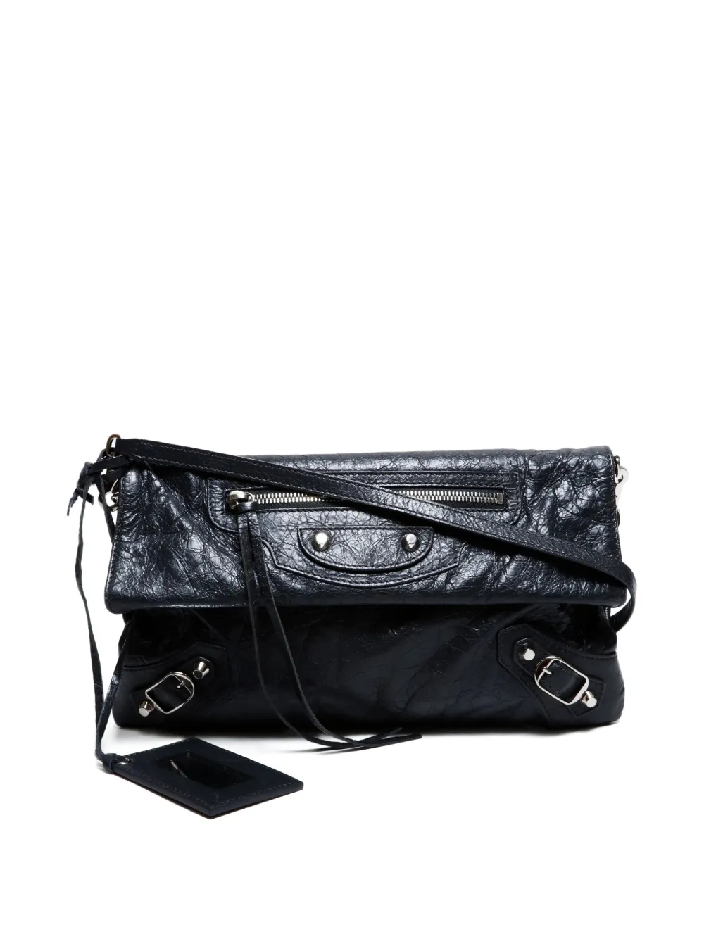 Pre-owned Balenciaga 2000-2020 Envelope Shoulder Bag In Gray