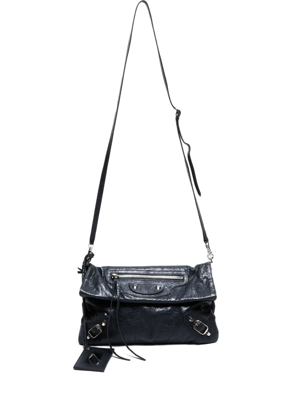 Pre-owned Balenciaga 2000-2020 Envelope Shoulder Bag In Gray