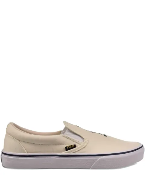 Polo Ralph Lauren Keaton bear-embroidered slip-on shoes
