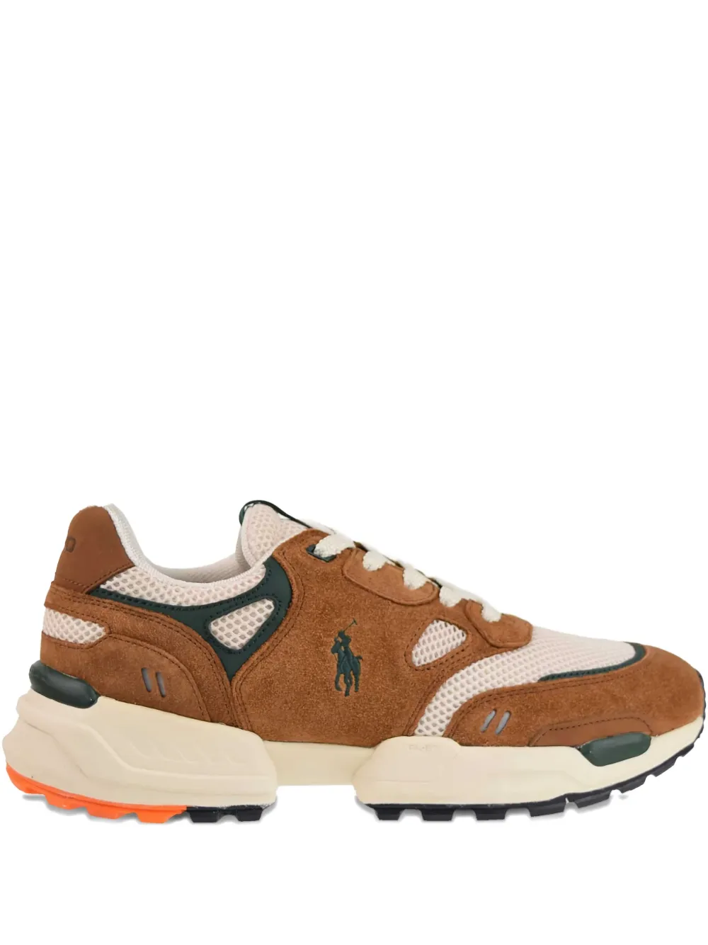 Polo Ralph Lauren Keaton bear-embroidered slip-on shoes Neutrals