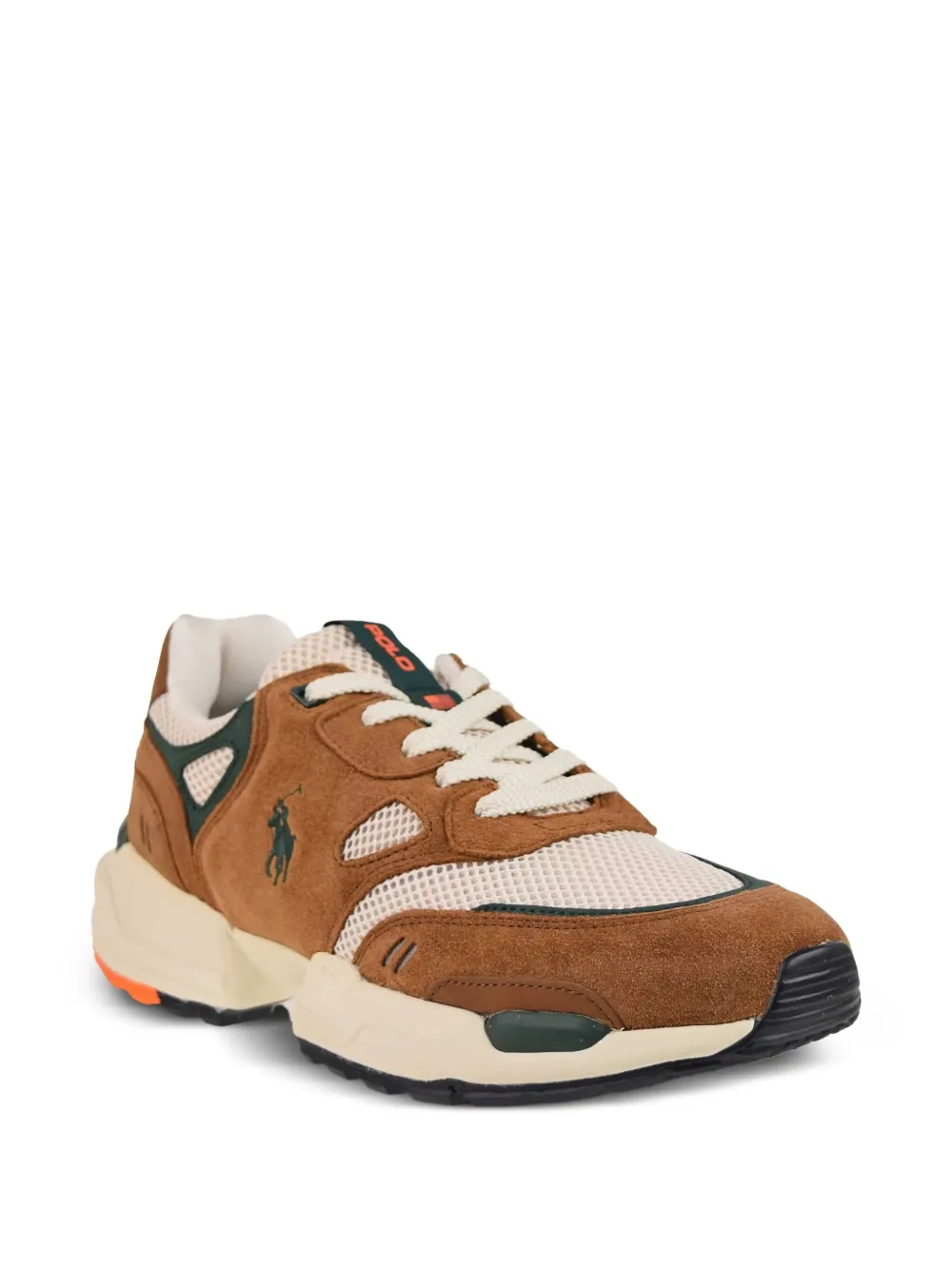 Polo Ralph Lauren Jogger suède sneakers Bruin