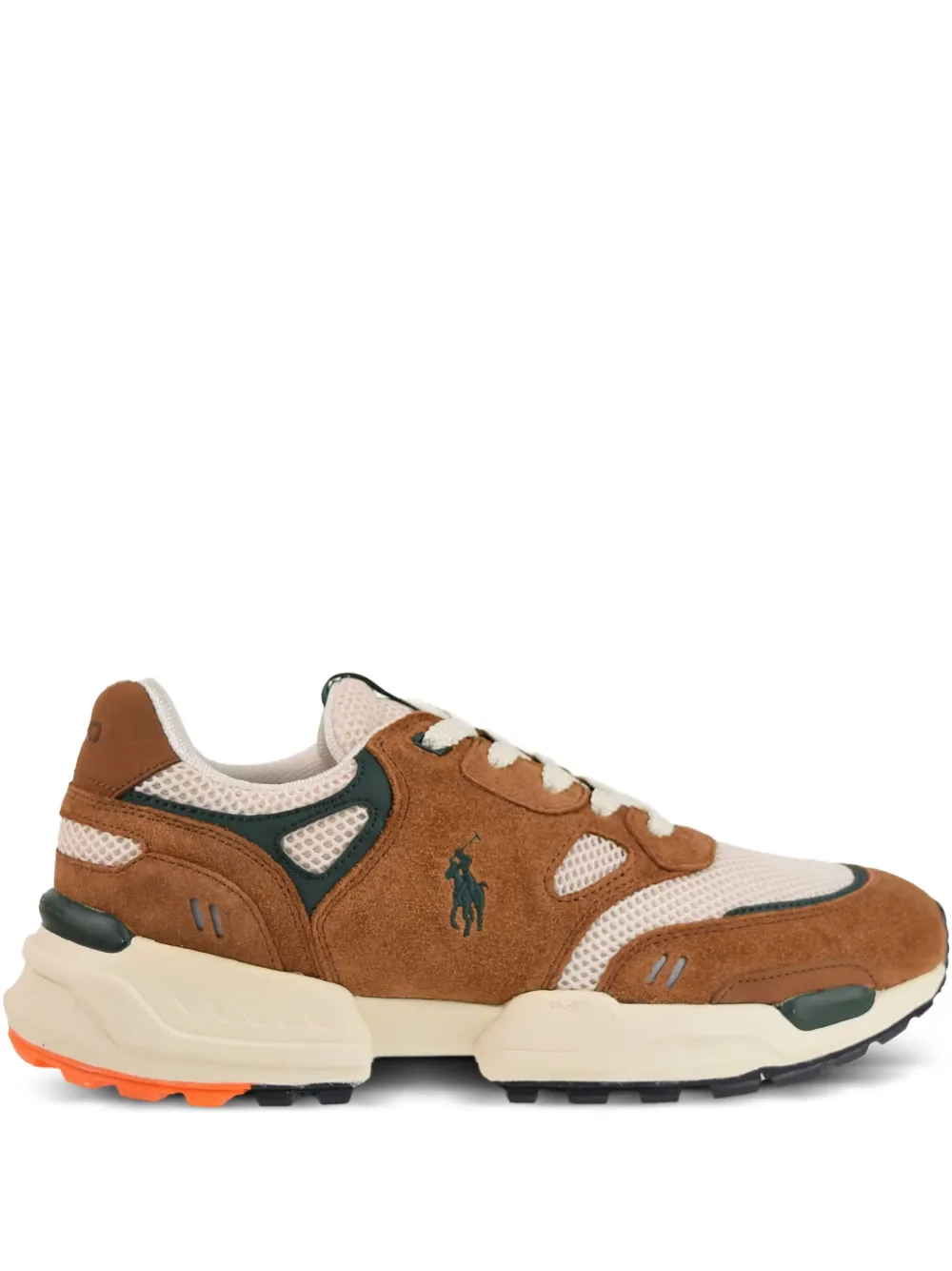 Polo Ralph Lauren Jogger suède sneakers Bruin