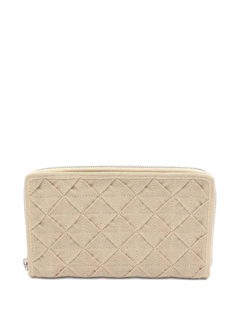 Bottega Veneta Pre-Owned 2010s Intrecciato continental wallet