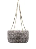 CHANEL Pre-Owned 2019 Coco Mark tweed shoulder bag - Grey