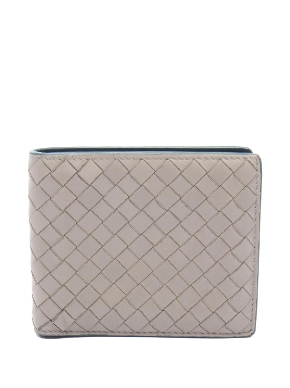 Bottega Veneta Pre-Owned 2000s Intrecciato leather wallet | Grey | Image 1