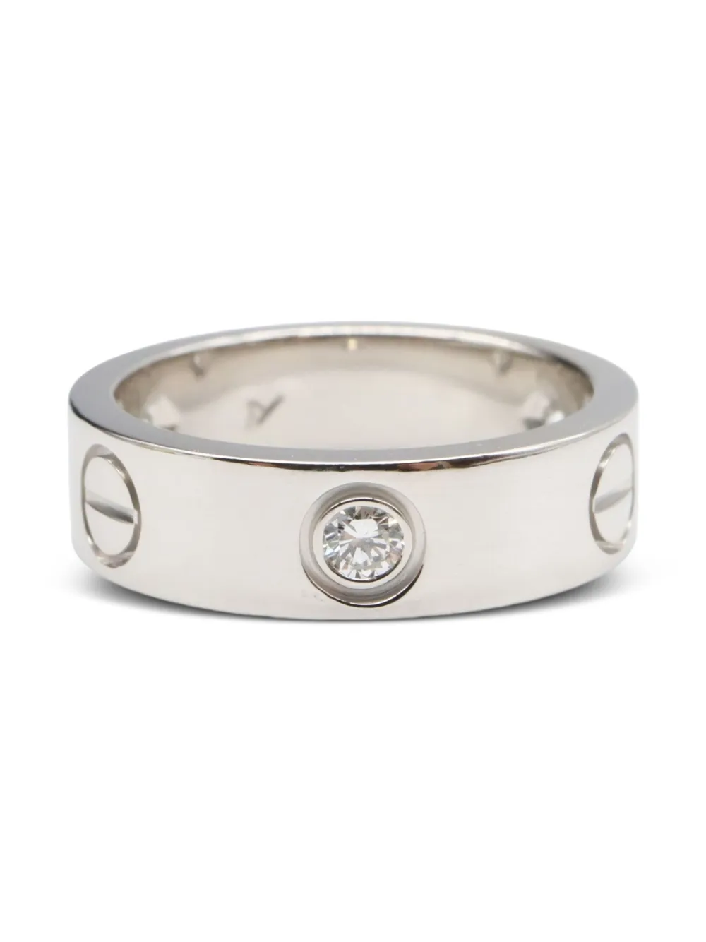 Cartier 2010s Love リング 18Kホワイトゴールド - シルバートーン Cartier 2010s Love リング 18Kホワイトゴールド - シルバートーン