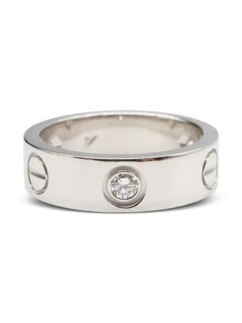 Cartier خاتم 'لوف' ذهب أبيض عيار 18 من عقد 2010