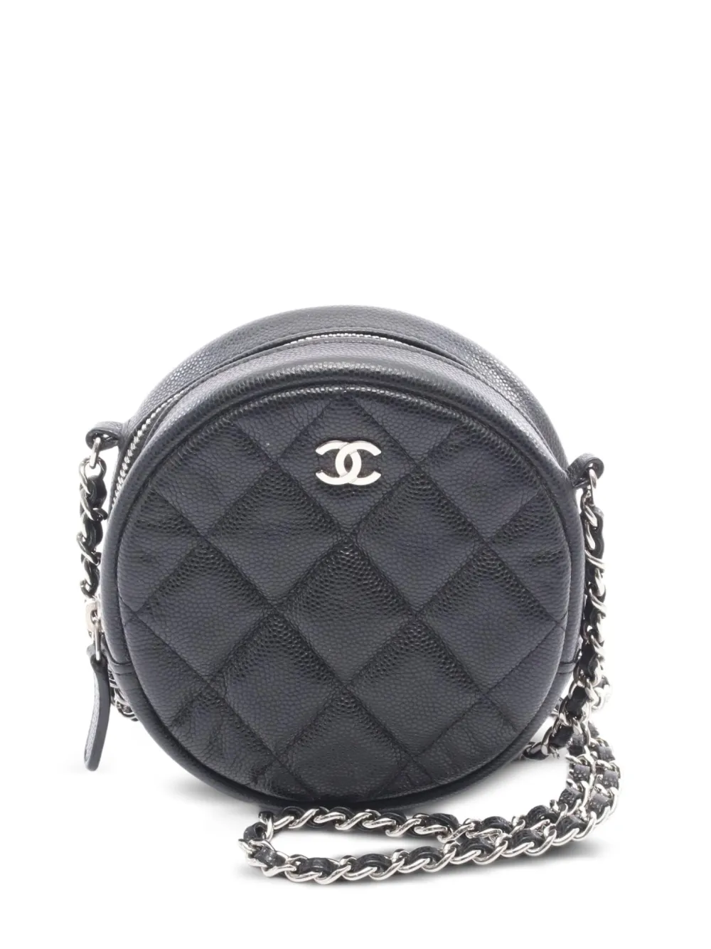 CHANEL Pre-Owned 2018-2019 ココマーク ショルダーバッグ - ブラック CHANEL Pre-Owned 2018-2019 ココマーク ショルダーバッグ - ブラック