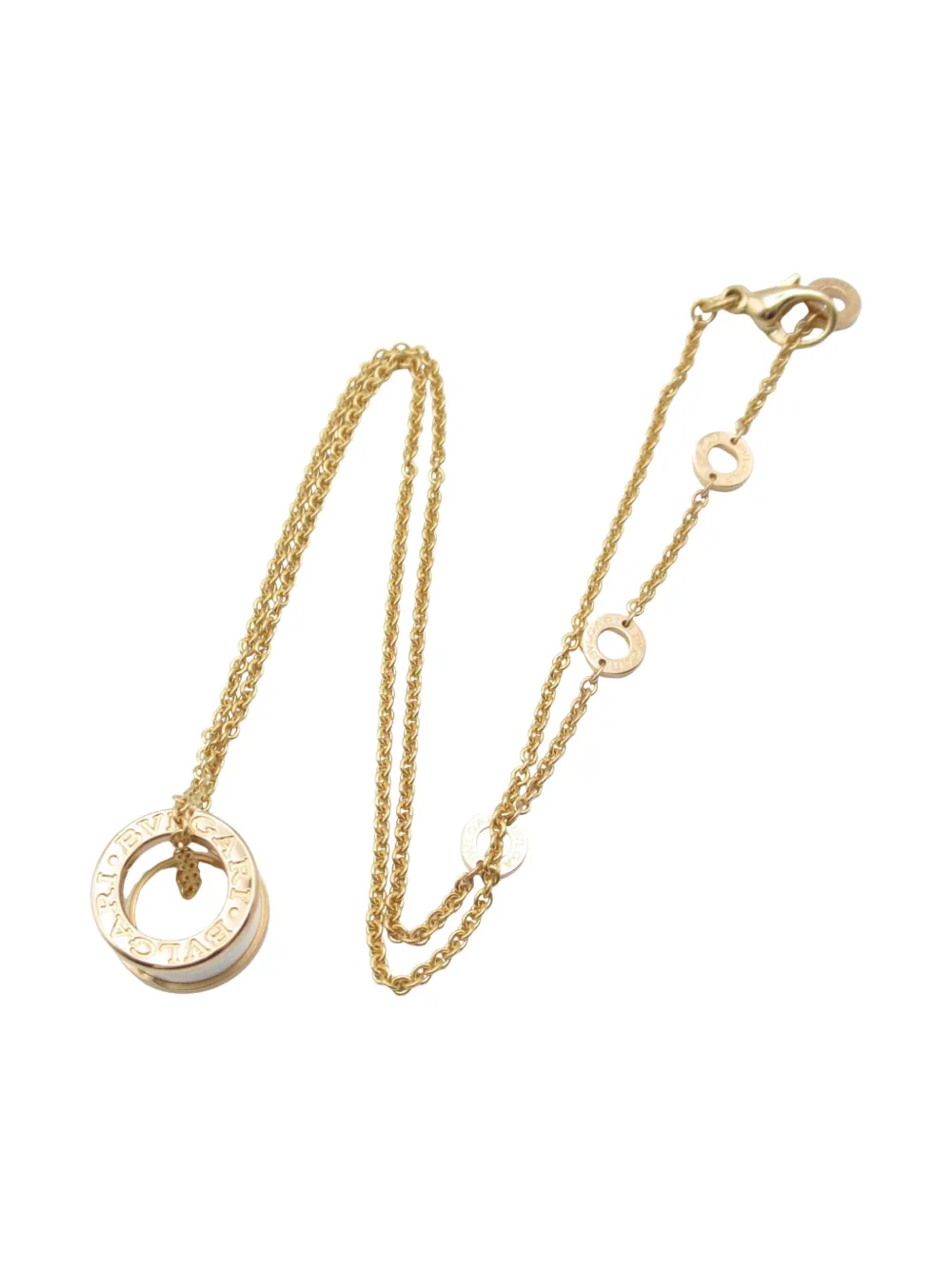 Bvlgari Pre-Owned 2010s 18K rose gold B-zero1 necklace | Gold | Image 1