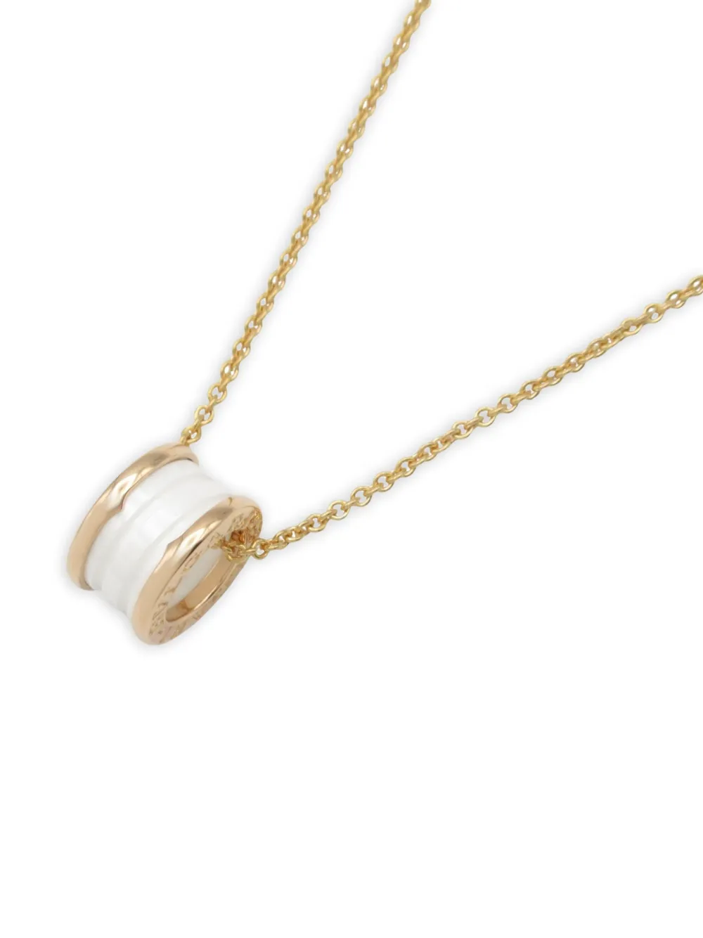 Bvlgari Pre-Owned 2010s 18K rose gold B-zero1 necklace | Women | Image 2
