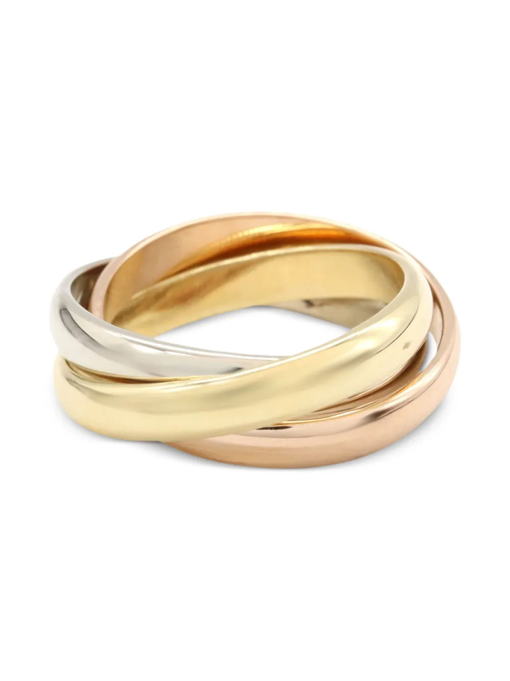 Pre-owned Cartier 2010s 18k Yellow Gold Trinity Ring