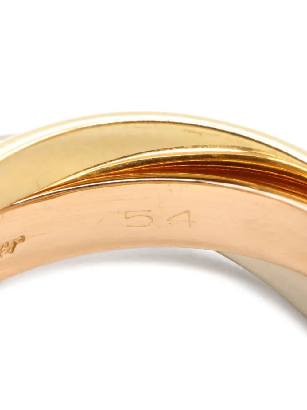 Pre-owned Cartier 2010s 18k Yellow Gold Trinity Ring