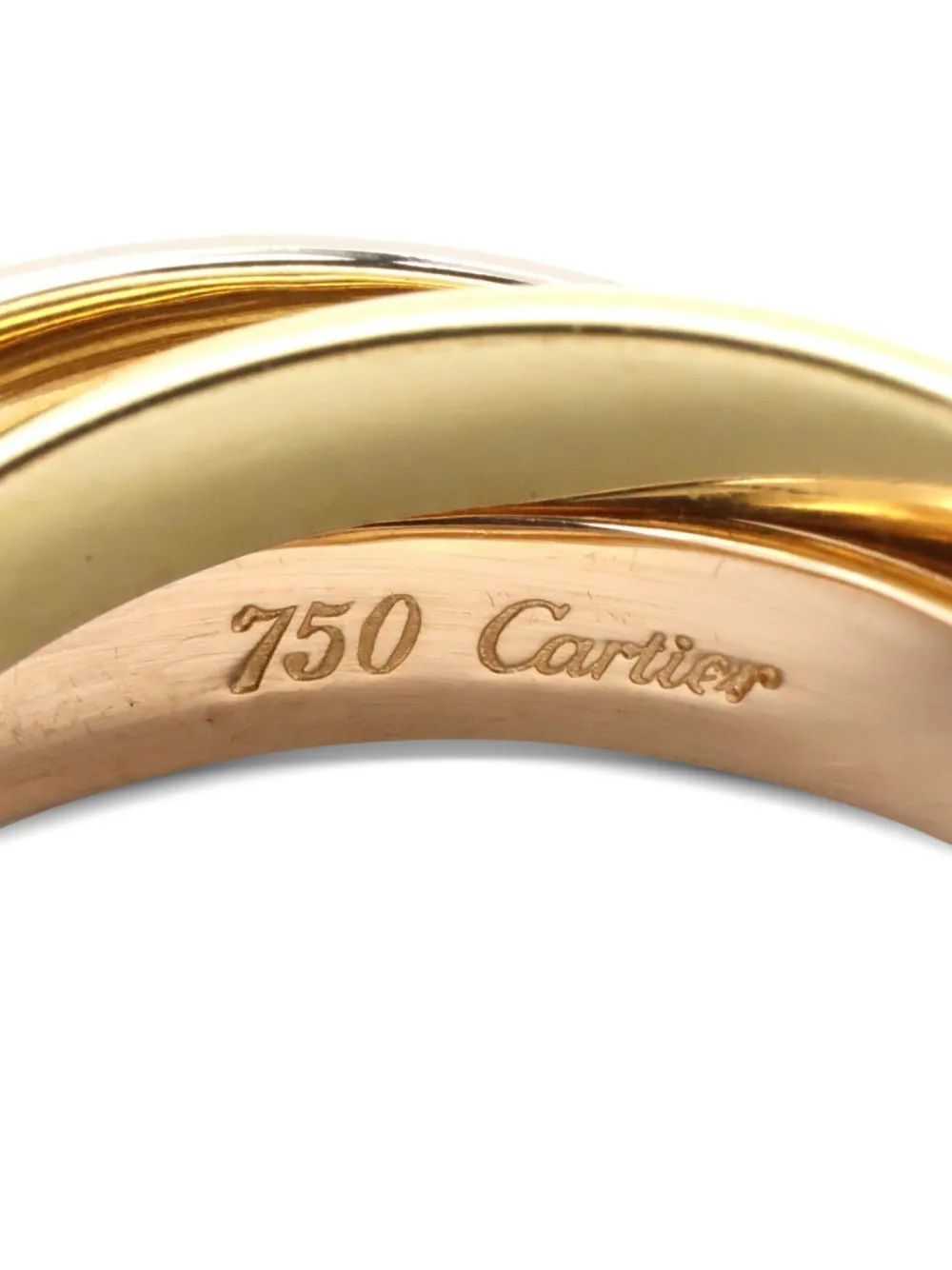 Pre-owned Cartier 2010s 18k Yellow Gold Trinity Ring