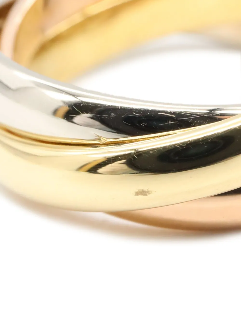 Pre-owned Cartier 2010s 18k Yellow Gold Trinity Ring