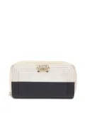 CHANEL Pre-Owned 2015-2016 Boy two-tone round zipper wallet - Black