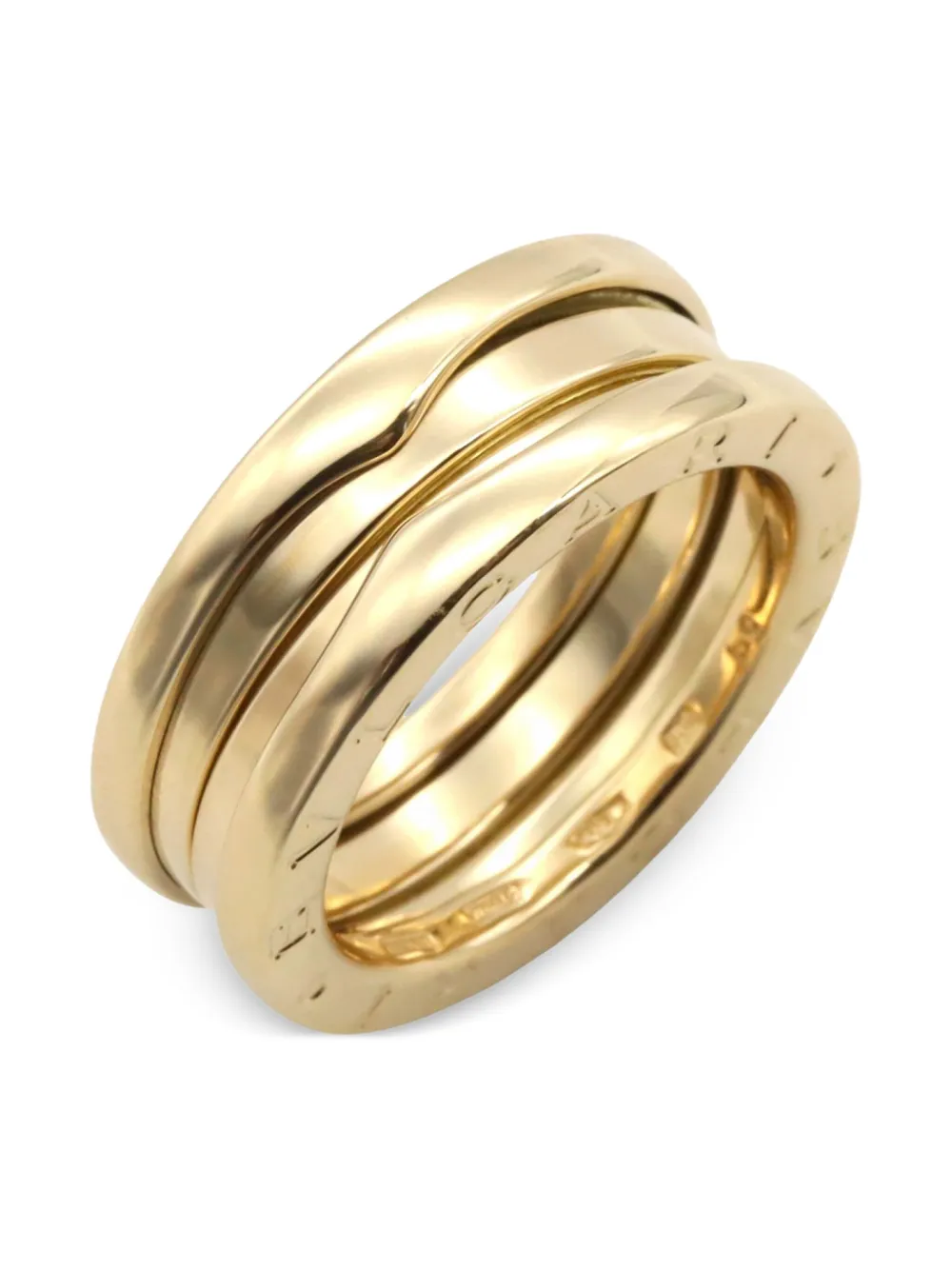 Bvlgari Pre-Owned 2010s 18kt Yellow Gold B-zero1 Ring | Women | Image 2