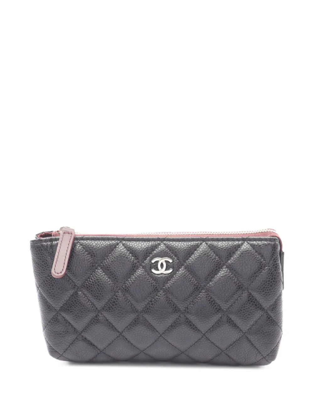 CHANEL Pre-Owned 2014 マテラッセ ポーチ - ブラック CHANEL Pre-Owned 2014 マテラッセ ポーチ - ブラック