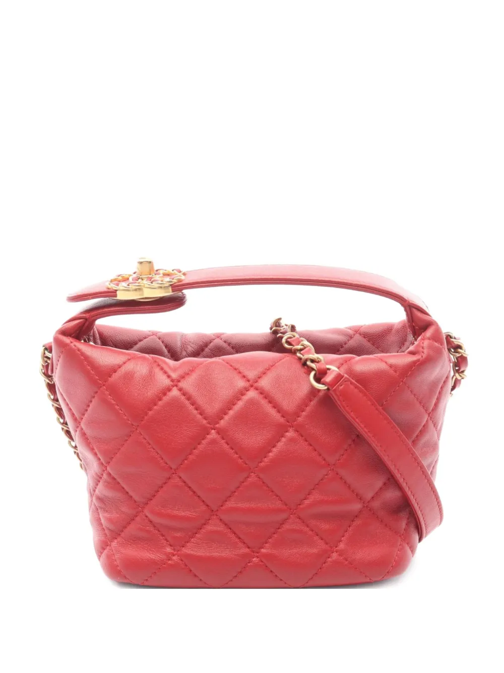 CHANEL Pre-Owned 2019 Perfect Meeting ショルダーバッグ - レッド CHANEL Pre-Owned 2019 Perfect Meeting ショルダーバッグ - レッド