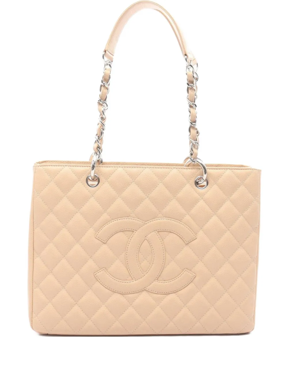 CHANEL Pre-Owned 2008-2009 マトラッセ チェーン ショルダーバッグ - ニュートラル CHANEL Pre-Owned 2008-2009 マトラッセ チェーン ショルダーバッグ - ニュートラル