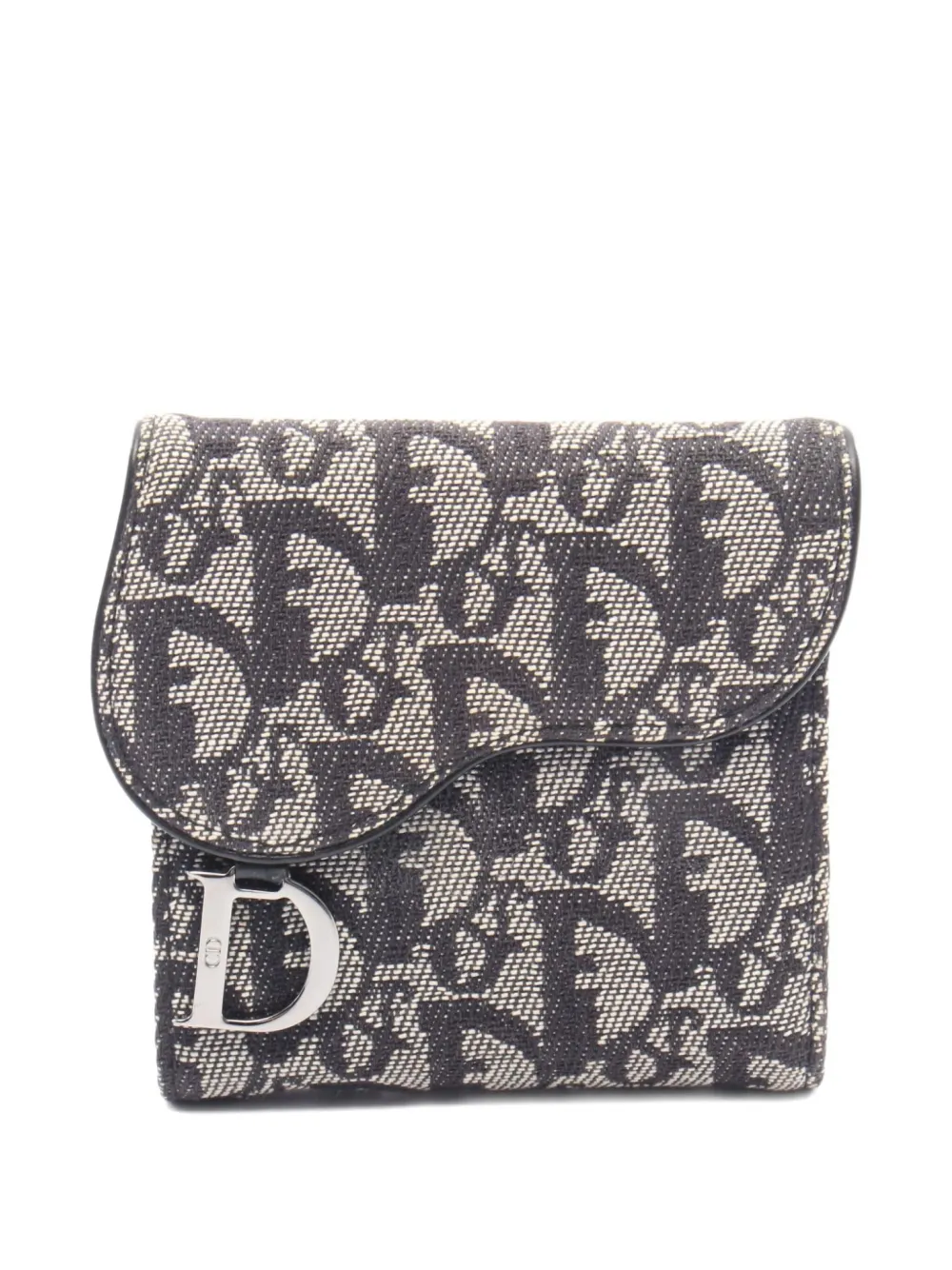 Christian Dior Pre-Owned 00s サドル 三つ折り財布 - ニュートラル Christian Dior Pre-Owned 00s サドル 三つ折り財布 - ニュートラル