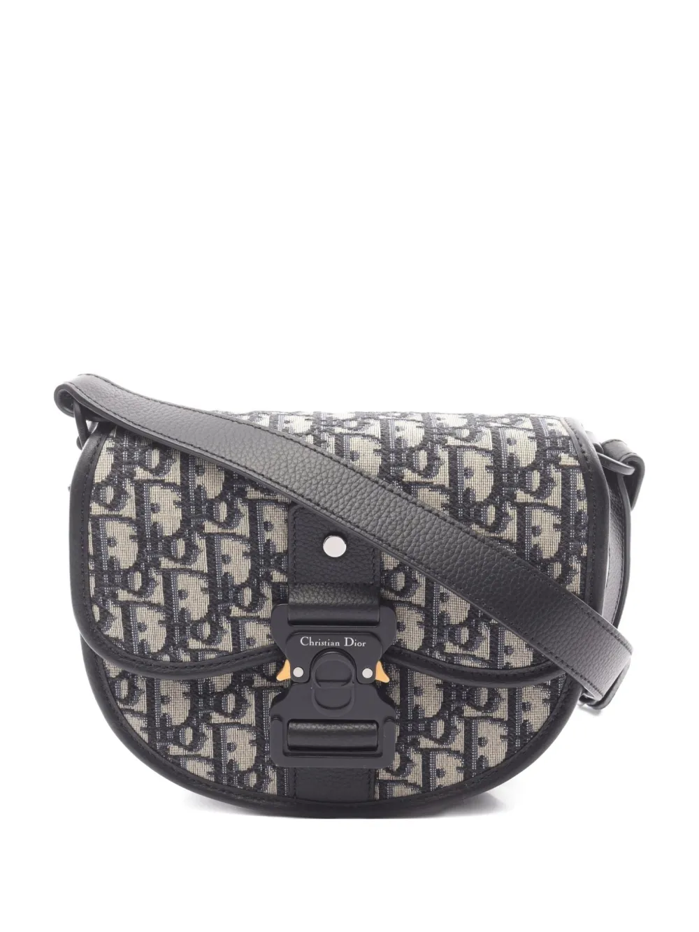 Christian Dior Pre-Owned 2010s ギャロップ サドルバッグ - ニュートラル Christian Dior Pre-Owned 2010s ギャロップ サドルバッグ - ニュートラル