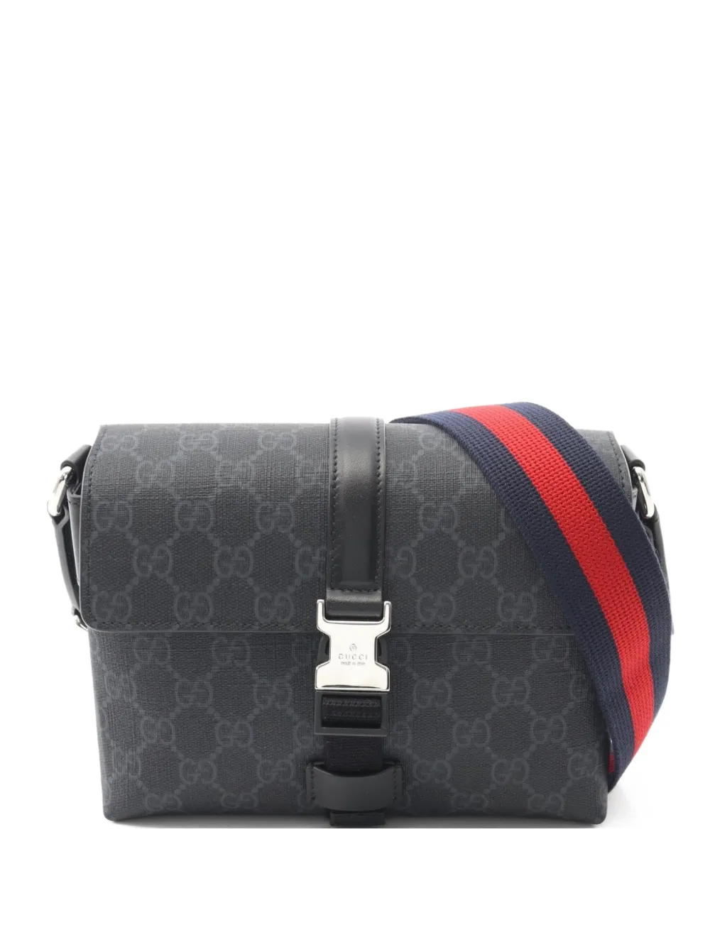Gucci Pre-Owned 2020s GG canvas messenger bag | Black | Image 1