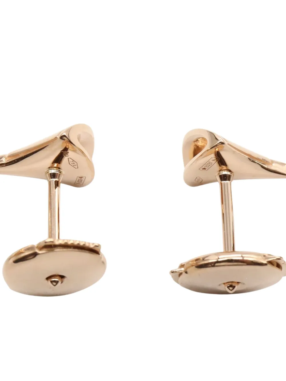 Pre-owned Bvlgari 18k Rose Gold Divas' Dream Diamond And Mother-of-pearl Earrings In Pink
