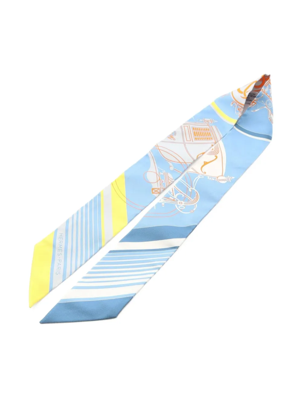 Hermès Pre-Owned EX-LIBRIS ribbon silk scarf | Image 2