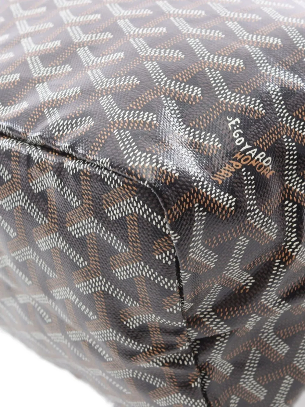 Pre-owned Goyard 2020's Sanlouis Pm Tote Bag In Black