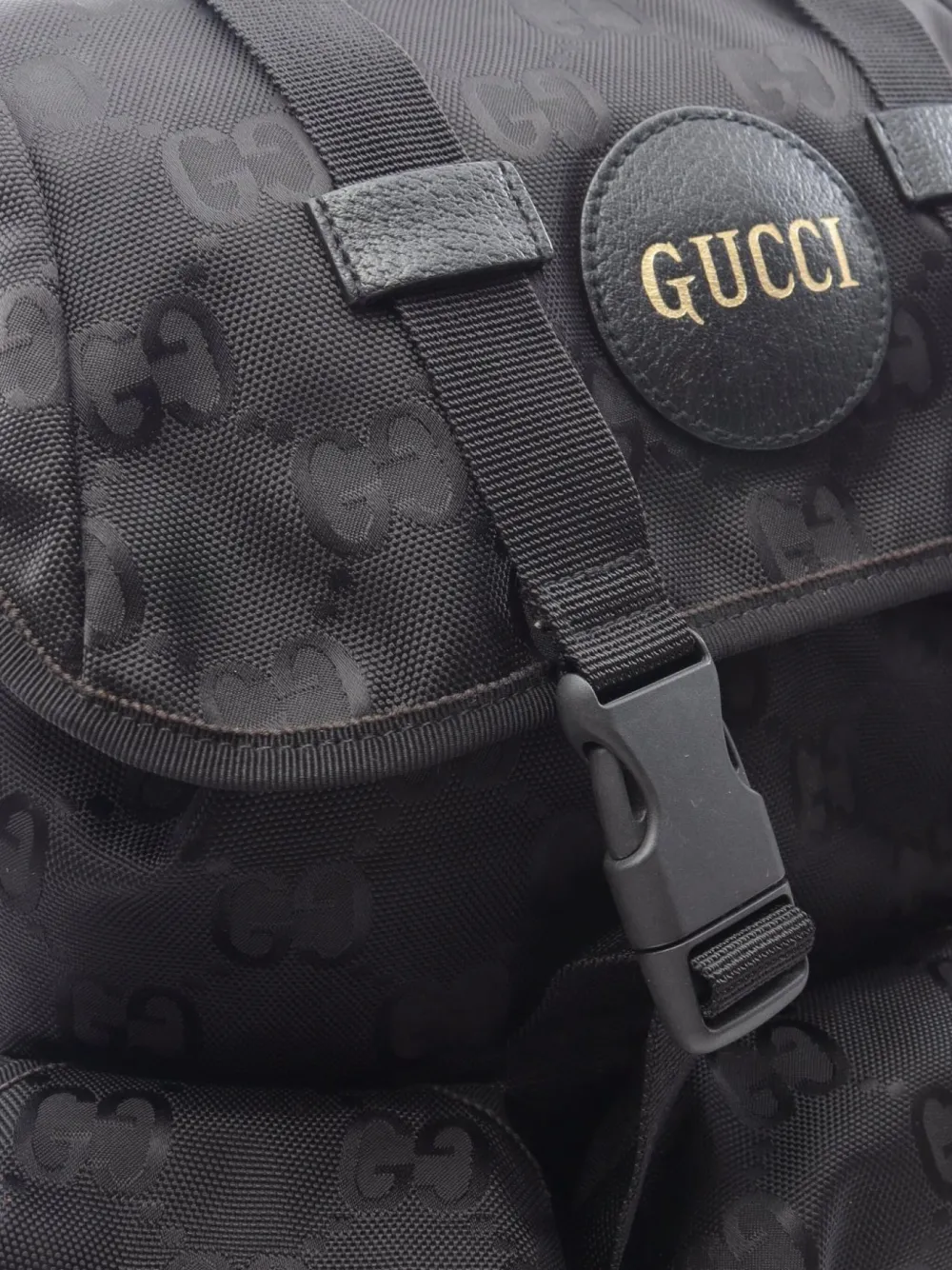 Pre-owned Gucci 00s Off The Grid Gg-pattern Backpack In Black