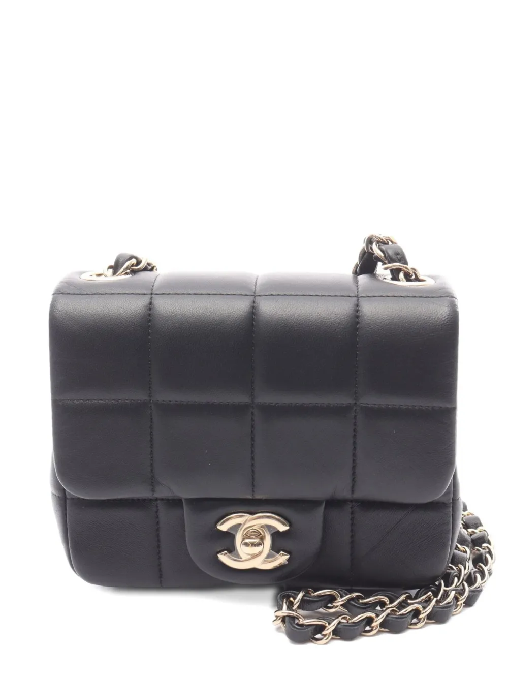 CHANEL Pre-Owned 2021 キルティング ショルダーバッグ - ブラック CHANEL Pre-Owned 2021 キルティング ショルダーバッグ - ブラック
