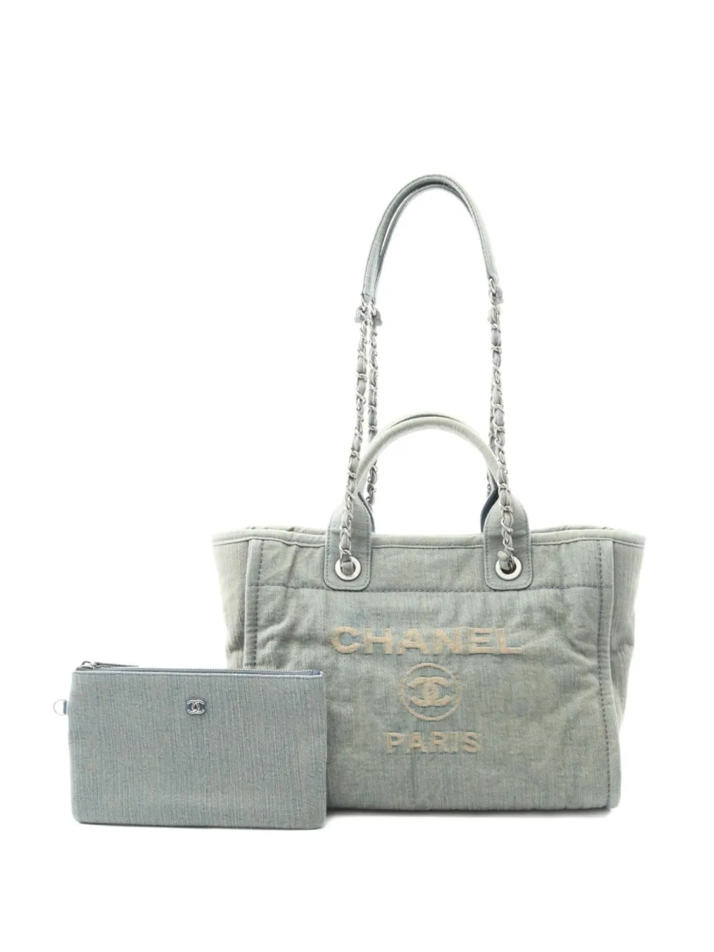 CHANEL Pre-Owned 2021's small Deauville shoulder bag | Blue | Image 1