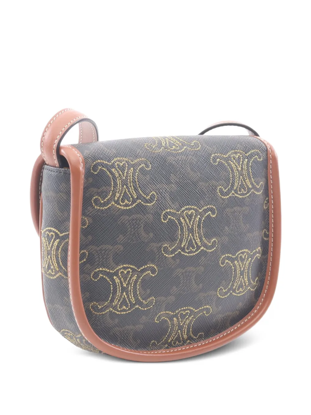 Celine Pre-Owned mini 2010s Triomphe leather shoulder bag | Mini Bags | Image 2