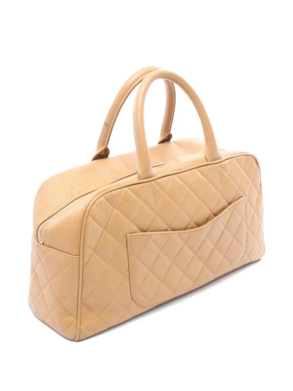 CHANEL Pre-Owned 2002-2003 mini Boston matelasse-quilting tote bag | Pre-Owned | Image 2