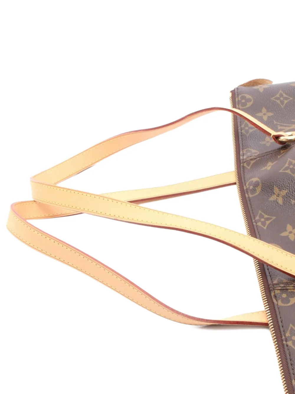 Pre-owned Louis Vuitton 2010 Totally Mm Monogram Tote Bag In Brown