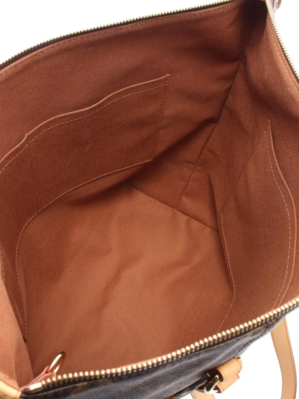 Pre-owned Louis Vuitton 2010 Totally Mm Monogram Tote Bag In Brown