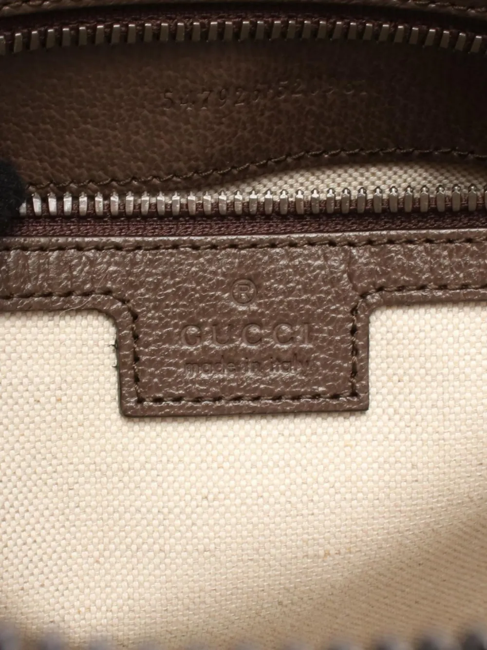 Pre-owned Gucci 2020's Small Ophidia Gg-pattern Messenger Bag In Neutral