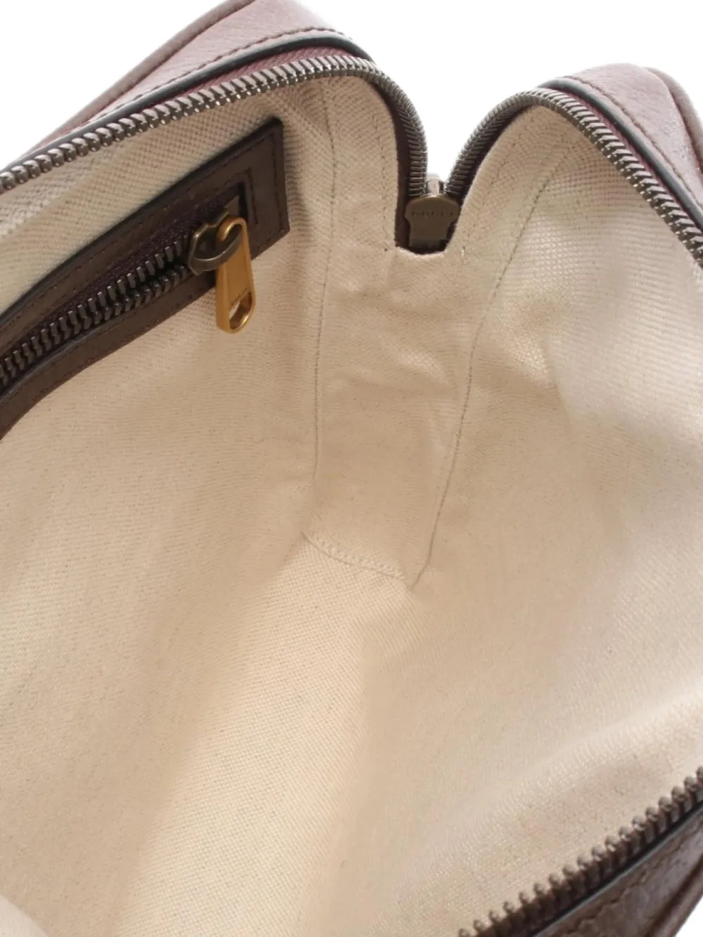Pre-owned Gucci 2020's Small Ophidia Gg-pattern Messenger Bag In Neutral