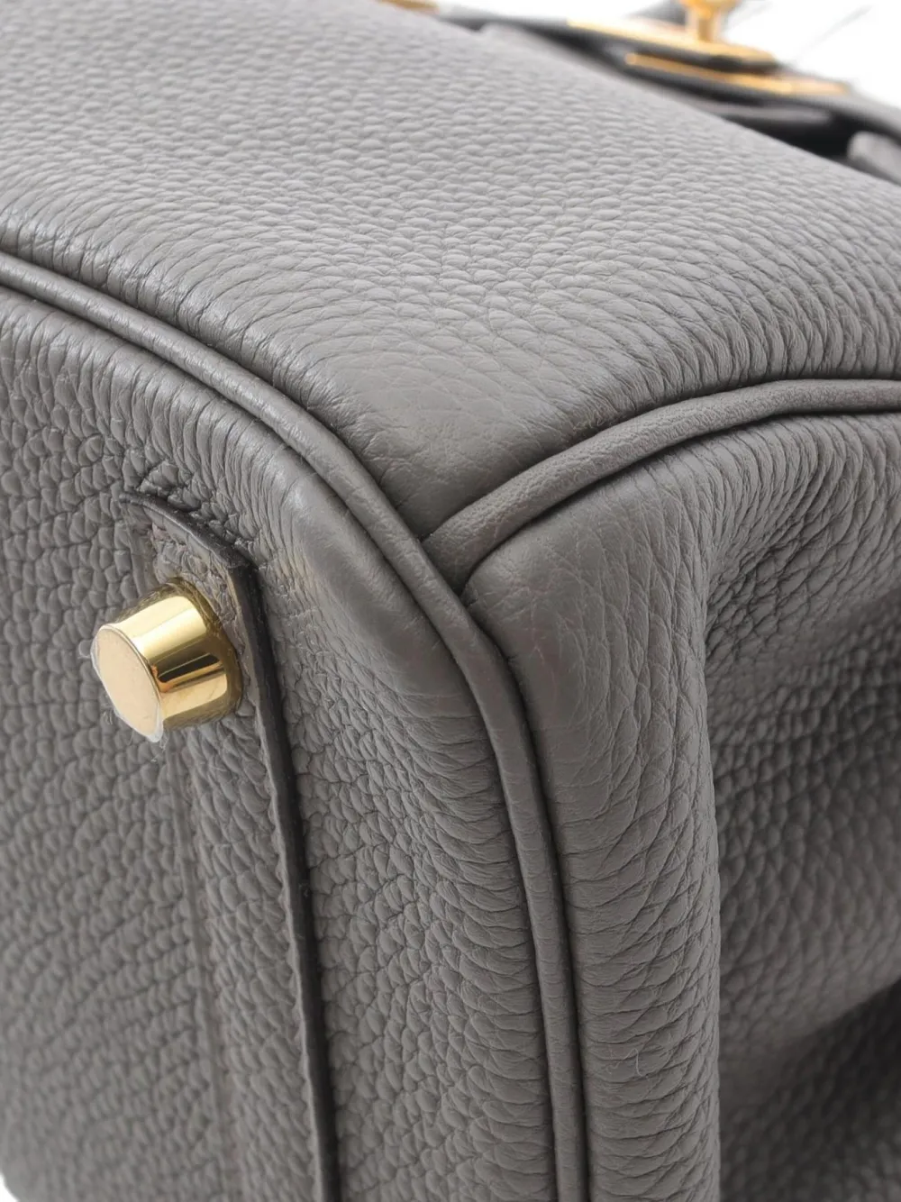 Pre-owned Hermes 2022 Birkin 25 Handbag In Gray