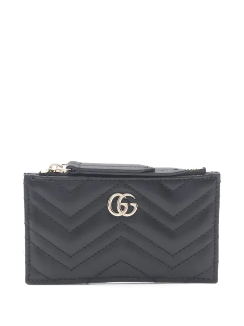 Gucci Pre-Owned 2020s chevron-quilted coin purse
