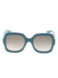 Gucci Pre-Owned 20's square-frame sunglasses - Blue